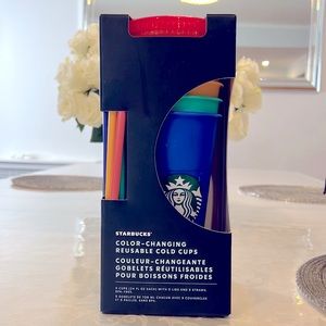 Starbucks 6 Pack Color Changing Cup Set